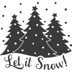 Let it Snow Trees