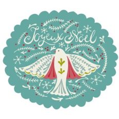 Joyeux Noel Christmas Dove