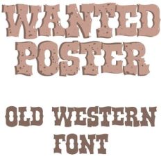 Wanted Poster Font