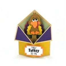 Turkey Tuxedo Box Card