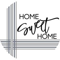 Home Sweet Home For Round Sign
