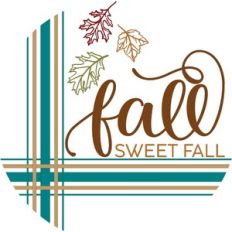 Fall Sweet Fall For Round Sign