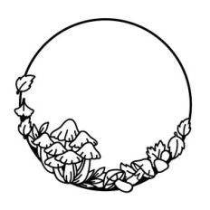 Woodland Mushroom Wreath