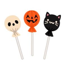 Halloween Kawaii Lollipops