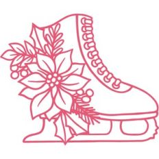 poinsettia ice skate