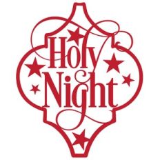 Holy night Christmas Ornament