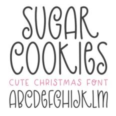 BFC Sugar Cookies Christmas Font
