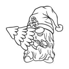 Gnome with a tree