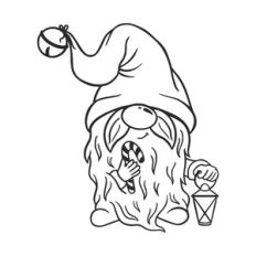 Gnome with with lantern