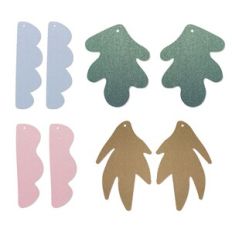 Leaf boho Earring Template, Faux Leather Earrings