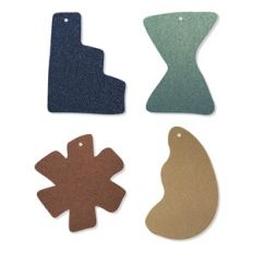 Bohemian shapes Earring Template, Faux Leather Earrings