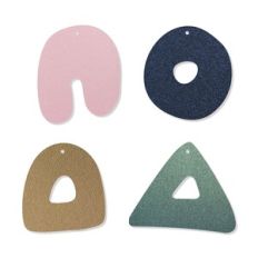 Fun shapes Earring Template, Faux Leather Earrings