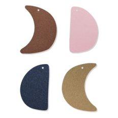 Moon Earring Template, Celestial Faux Leather Earrings bundle