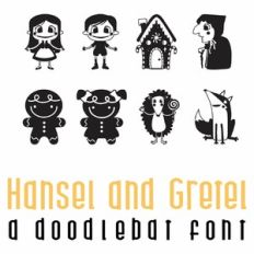 Hansel and Gretel Doodlebat Font