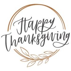 Happy Thanksgiving Wreath Simple