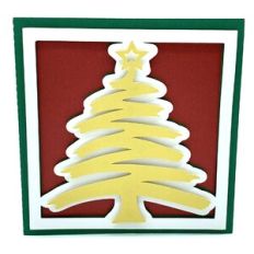 christmas tree card