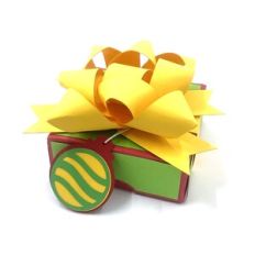 Hinged Box with 3D Christmas Box