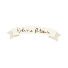 Welcome Autumn Banner