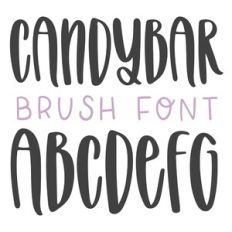 BFC Candybar Brush Font