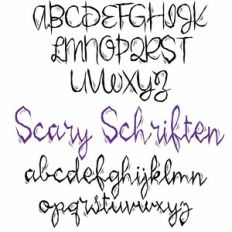 ZP Scary Schriften