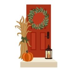 Fall Front Door