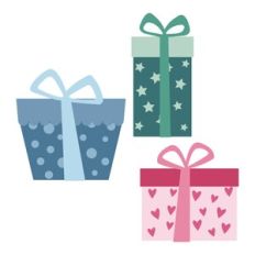 Layered Set of 3 Gifts