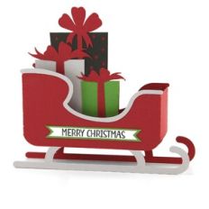 Box Card Sleigh Presents