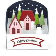 Stadium Box Card Winter Houses