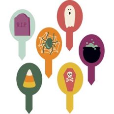halloween cupcake toppers