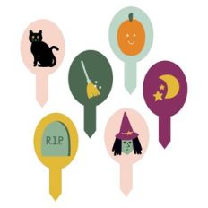halloween cupcake toppers