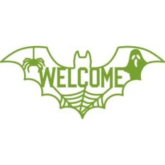 Bat Welcome SIgn