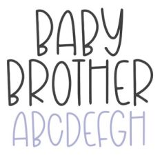 BFC Baby Brother Handwritten Font