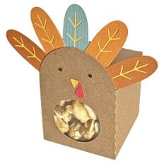 Simple Turkey Peek A Boo Closed Box