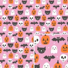 Purple Halloween Pattern