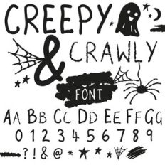 Creepy and Crawly Font