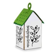 ML Coloring House Ornament - Christmas Foilage