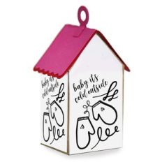 ML Coloring House Ornament - Mittens