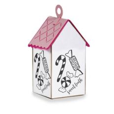 ML Coloring House Ornament - Sweet Candy
