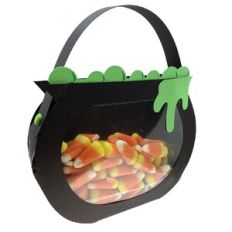 Cauldron Window Treat Bag