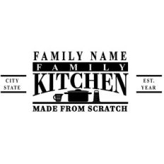 Custom Family Kitchen Sign