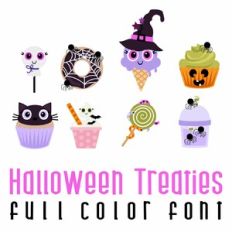 Halloween Treaties Full Color Font