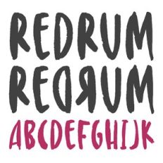 BFC Redrum Halloween Distressed Font