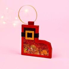 Christmas ornament: shaker boot