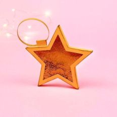 Christmas ornament: shaker star