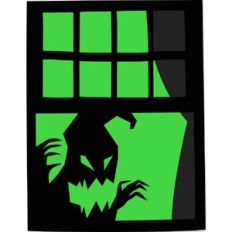 Halloween Monster Window