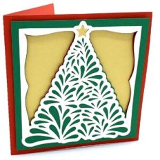 christmas tree card