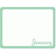 january journaling card