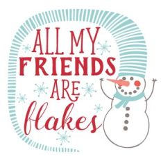 Snowflake Snowman
