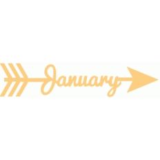 january word arrow