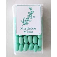 mistletoe mints wrapper